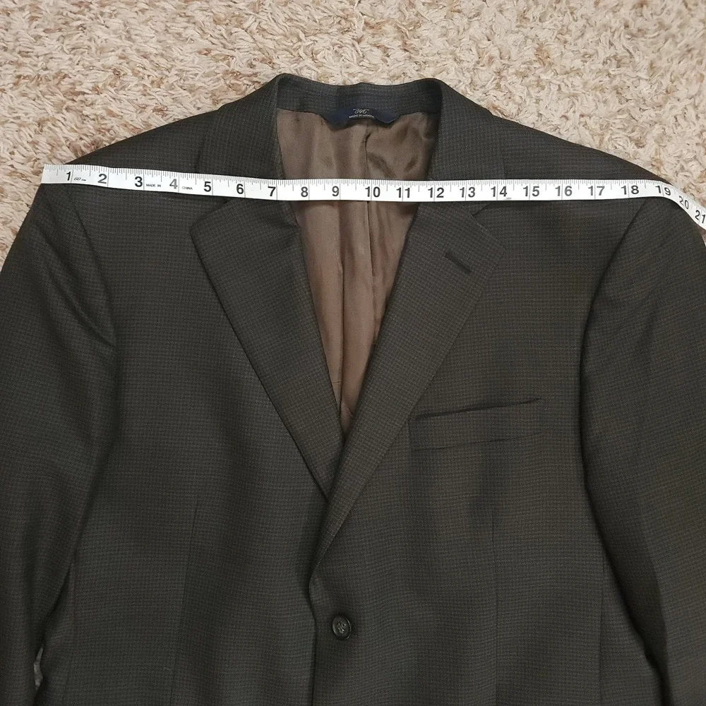Brooks Brothers 346 Brown Mens 42S Blazer Sports Coat 2 Button‎ Wool